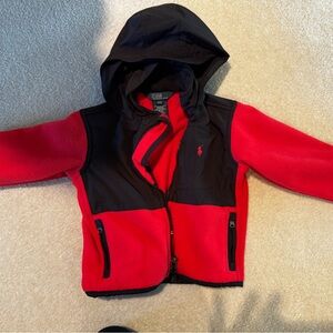 Polo by Ralph Lauren Kids Red and Black fleece jacket
